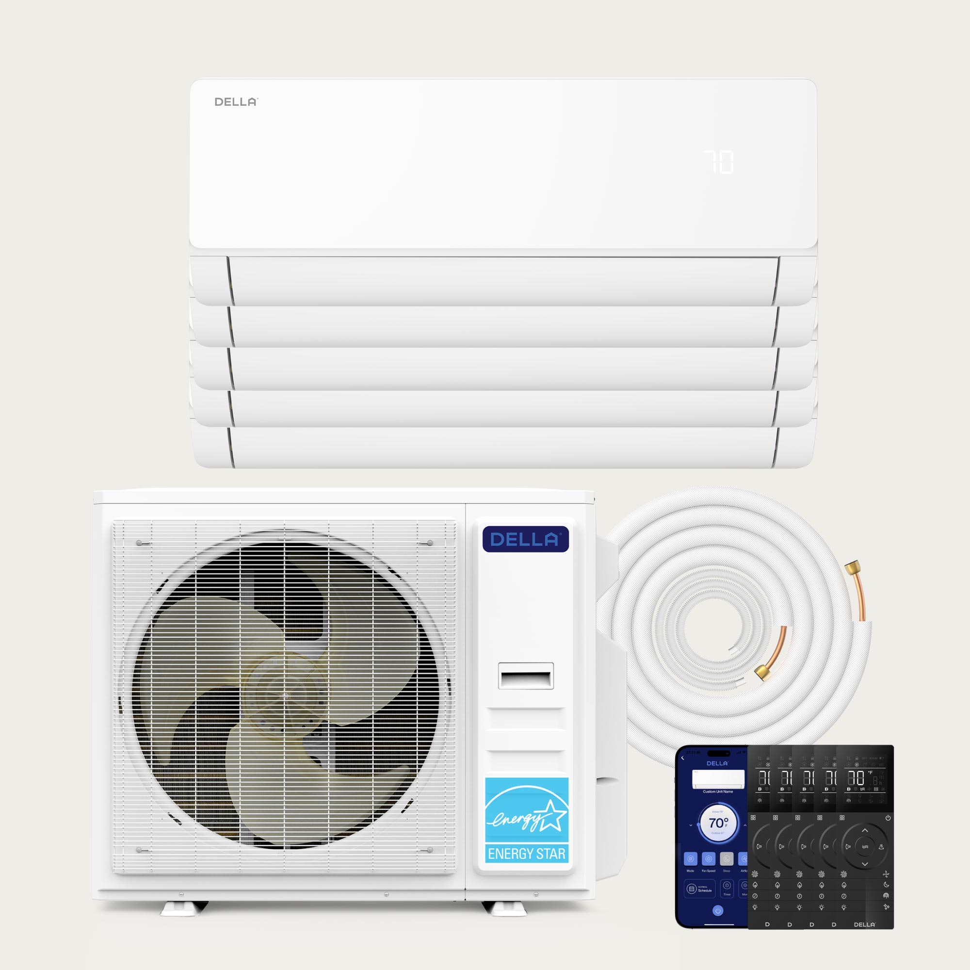 DELLA 048-TCQ-MODU-1D5 outdoor mini-split unit